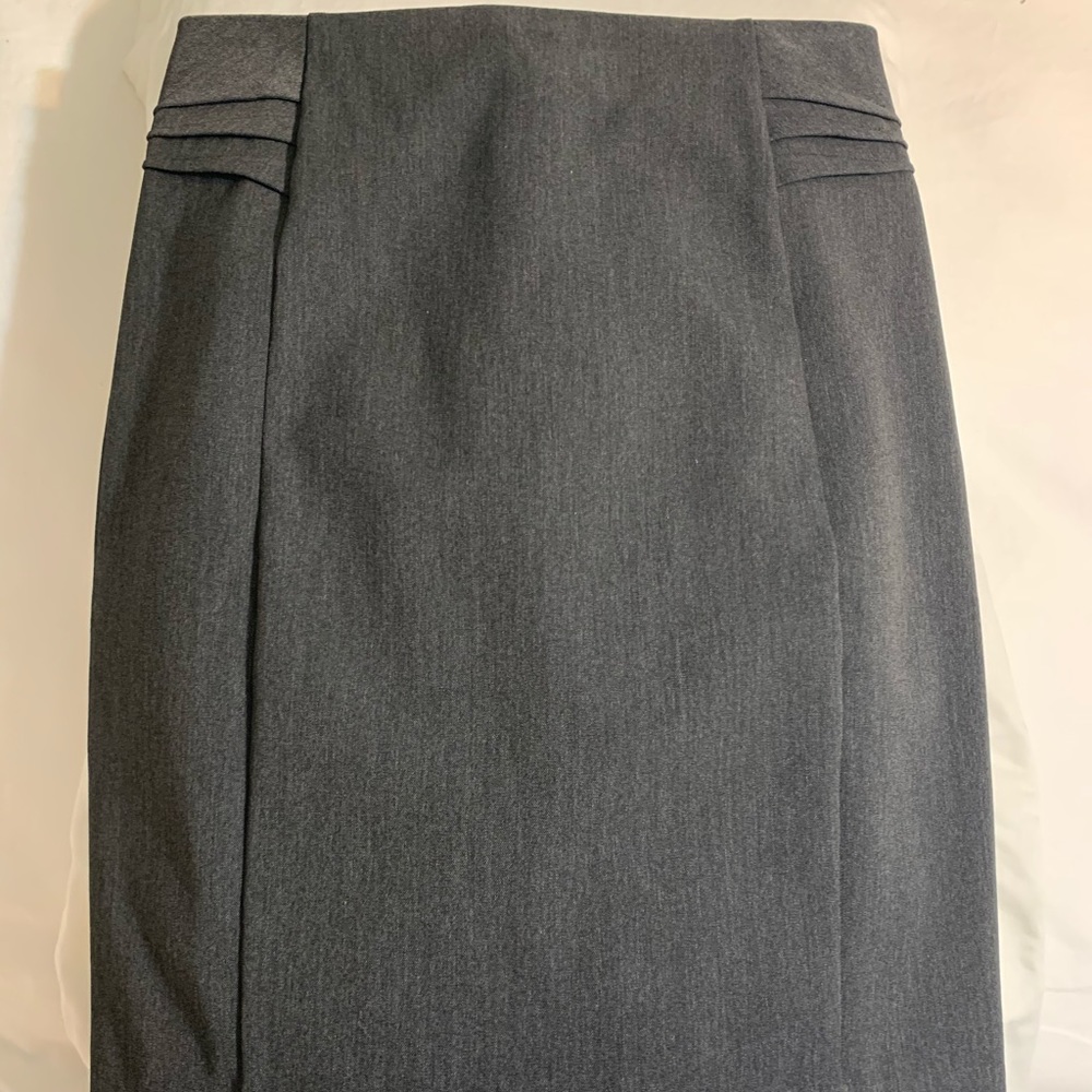 Gray Pencil Skirt